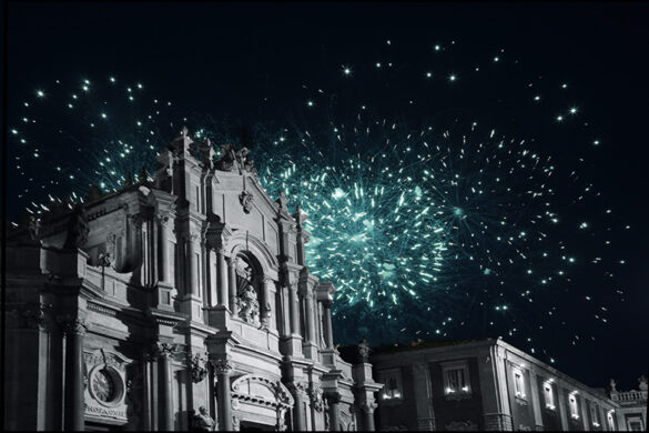 FUOCHI D?ARTIFICIO PER SANT'AGATA A CATANIA